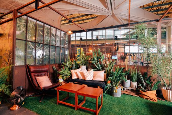 頂樓景觀設計：北投自用透天住宅 台北圓山植物造景佈置啤酒花園 3