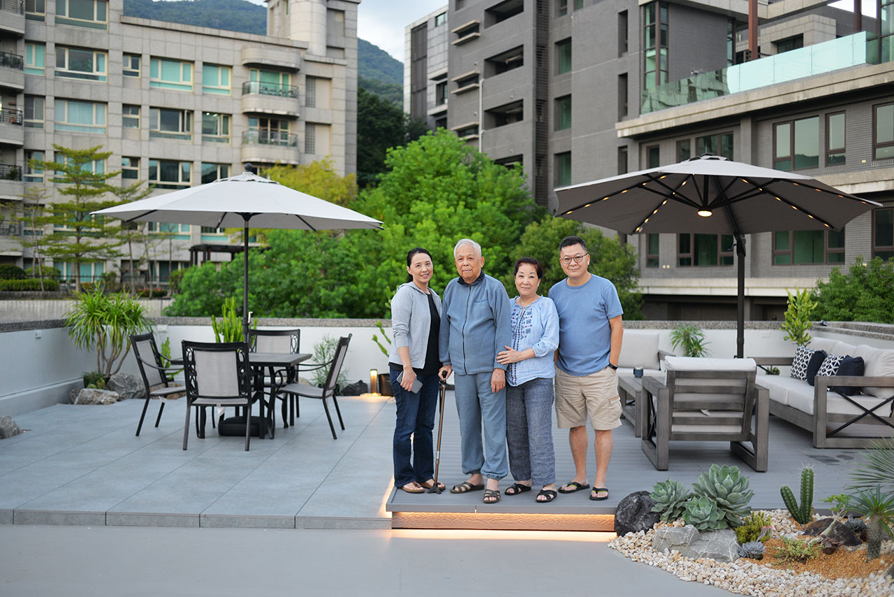 頂樓景觀設計:北投自用透天住宅 1 頂樓景觀設計:北投自用透天住宅 台北頂樓多肉造景 園藝設計 統包工程15