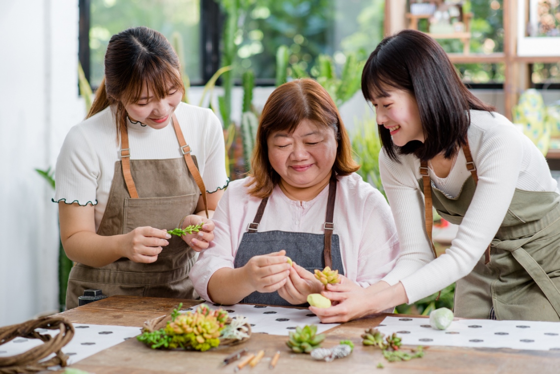 [ 造型飾品 ] 擬真多肉花圈 13