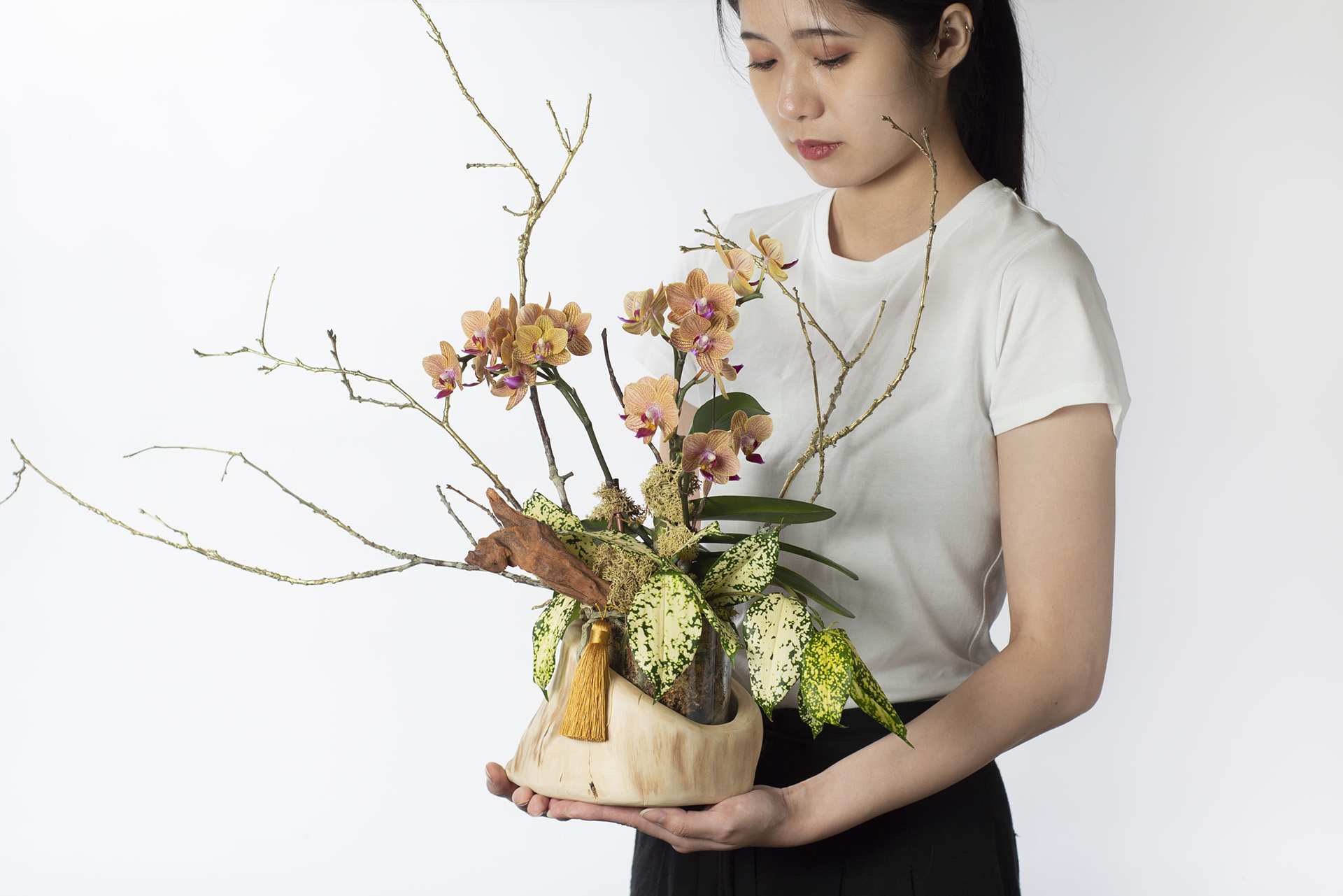 春節花藝創作:瑞春典雅5