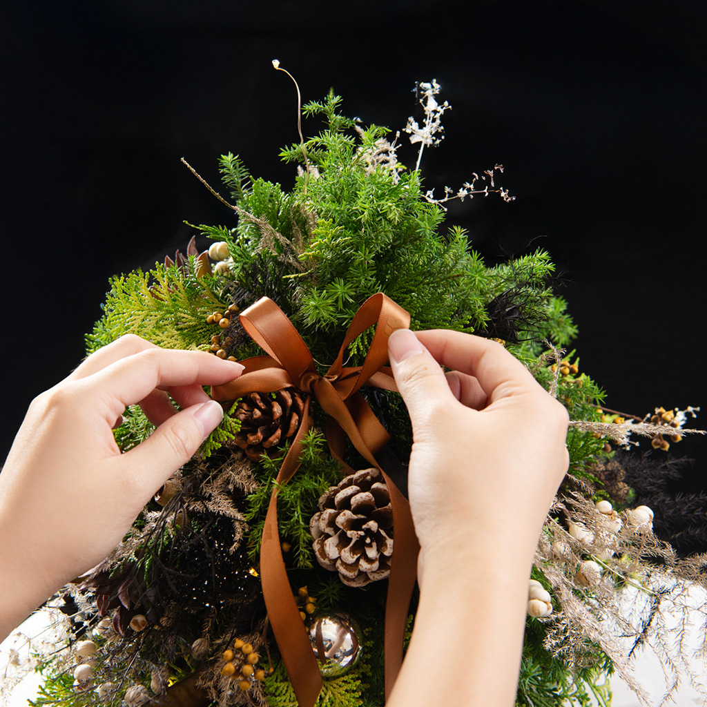 有肉 SUCCULAND 9 週年慶,邀你體驗多肉植藝的魅力 10 手作聖誕樹