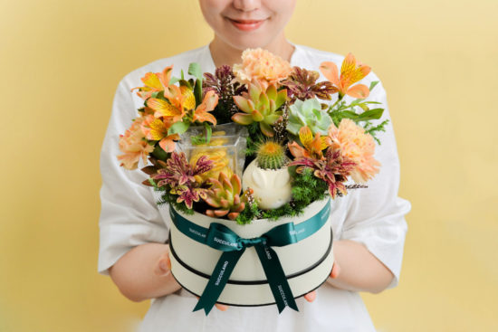 中秋節花禮盒 中秋節花禮盒