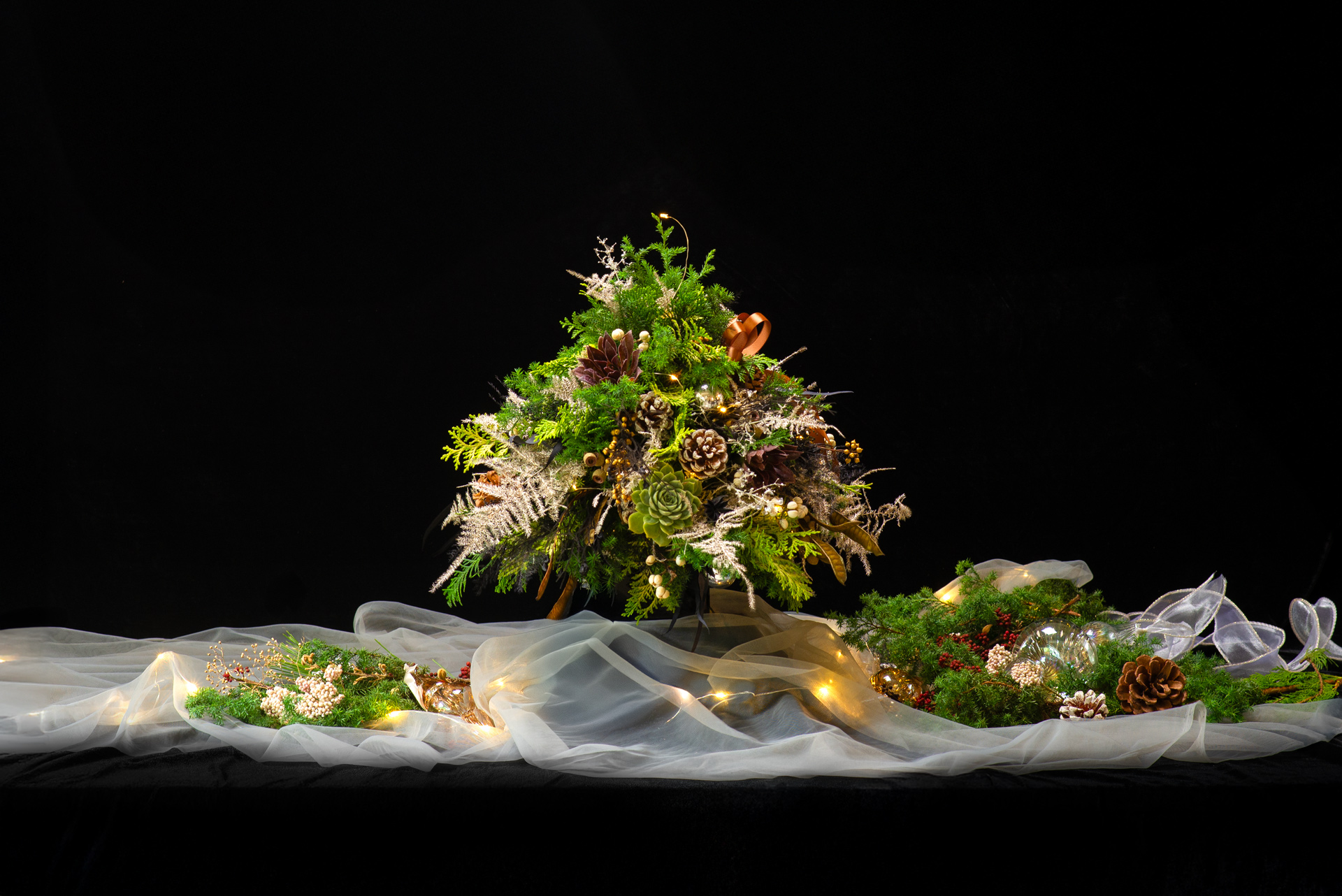 有肉 SUCCULAND 9 週年慶,邀你體驗多肉植藝的魅力 2 2024聖誕節課程松霧聖誕樹-課程首圖