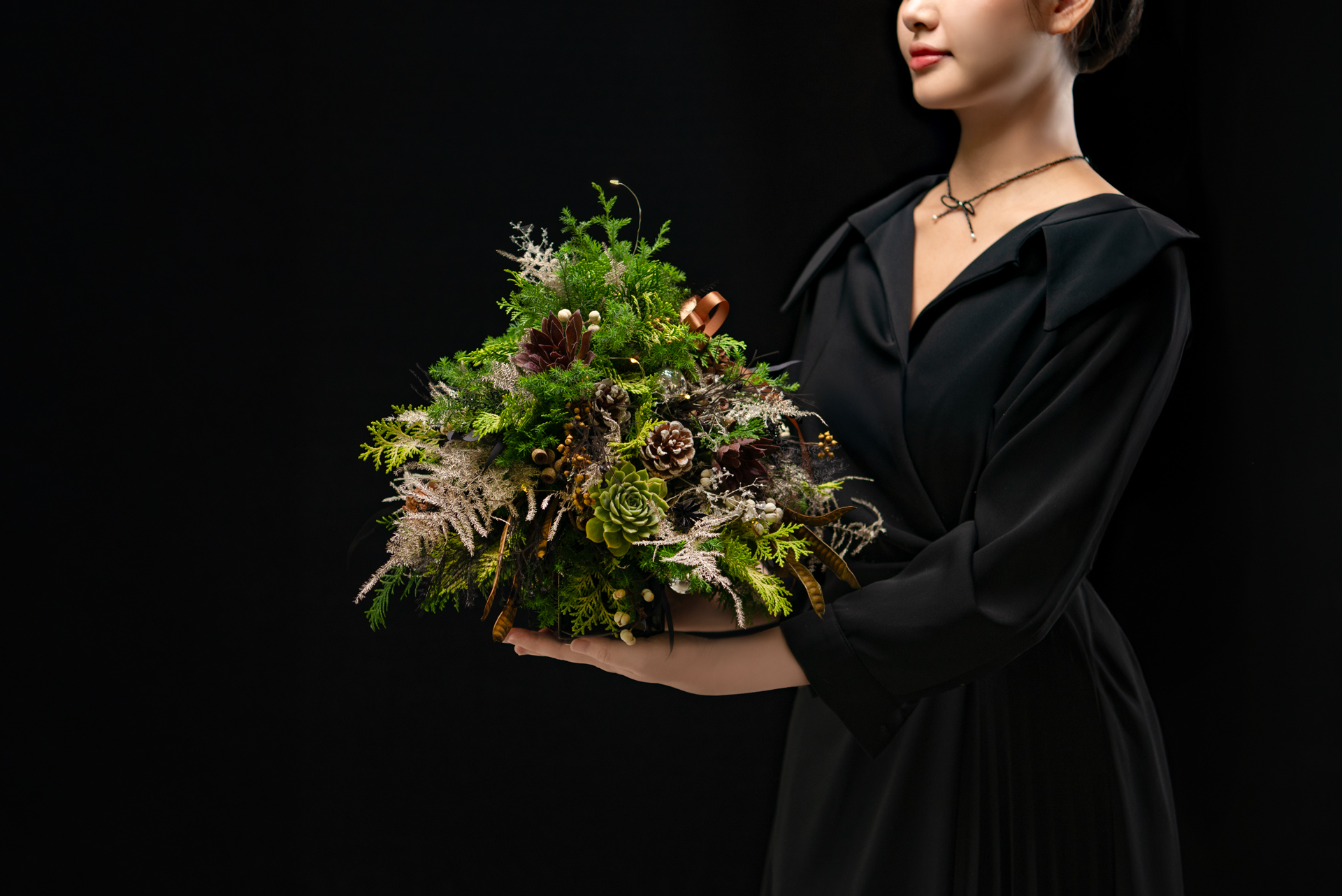 2024聖誕節課程松霧聖誕樹-尺寸示意