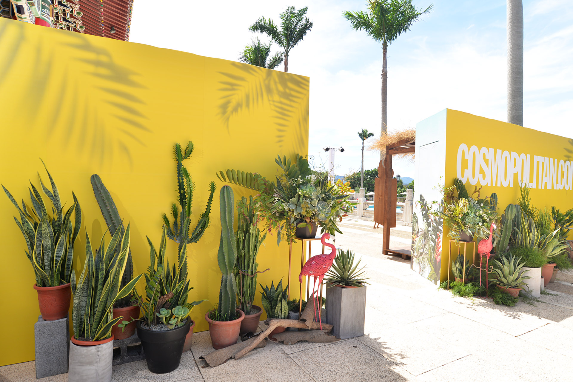 加勒比海攤造景